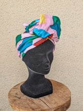 Charger l'image dans la galerie, Turban Flex Rose &amp; multico
