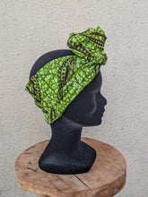 Charger l'image dans la galerie, Turban Flex Wax Vert clair
