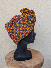 Charger l'image dans la galerie, Turban Flex Wax carreaux
