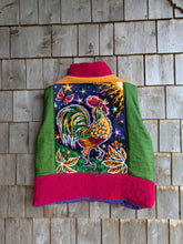 Charger l'image dans la galerie, Gilet canevas Coq Multicolor L/XL
