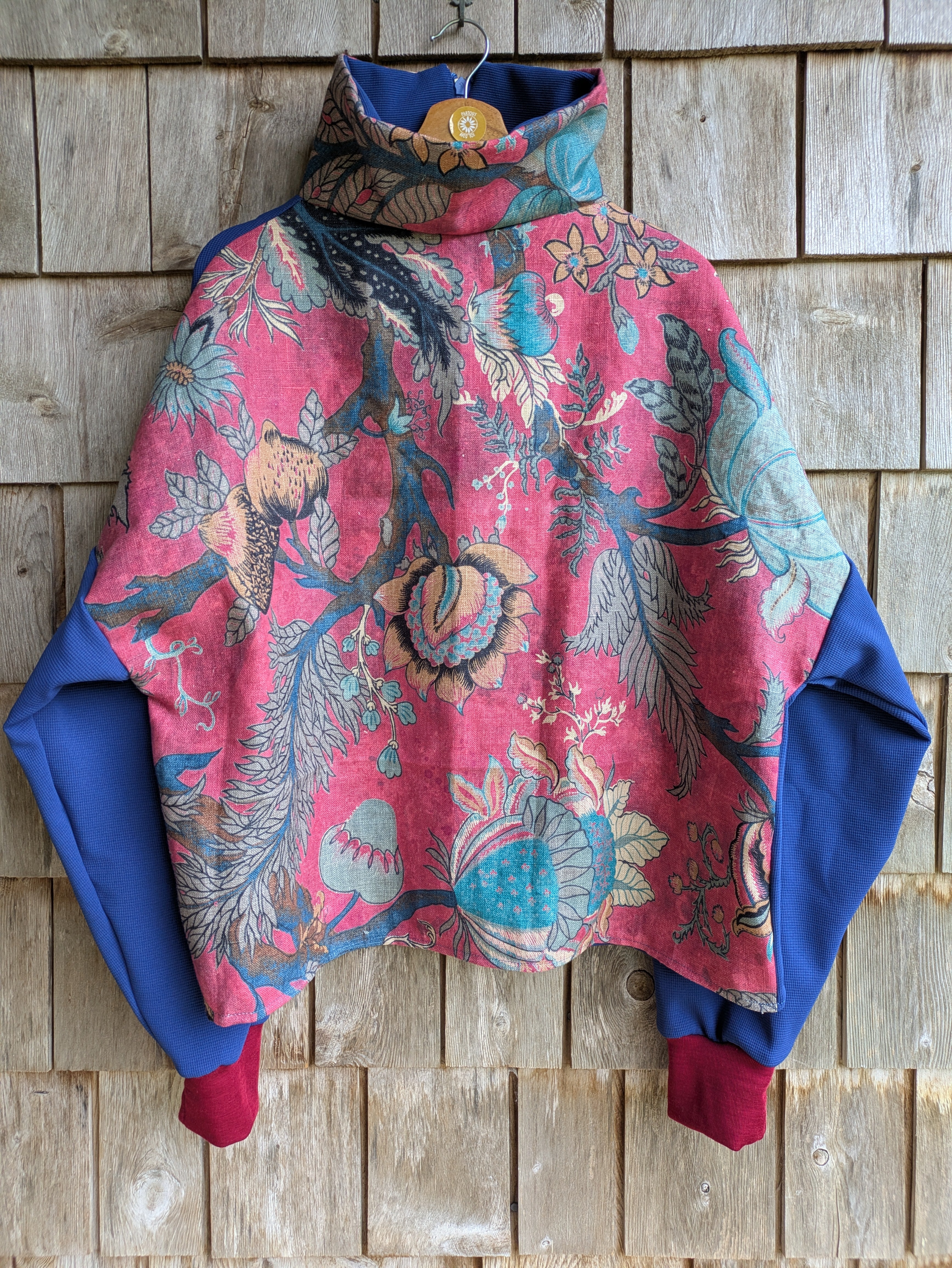 Pull bleu & lin - L/XL
